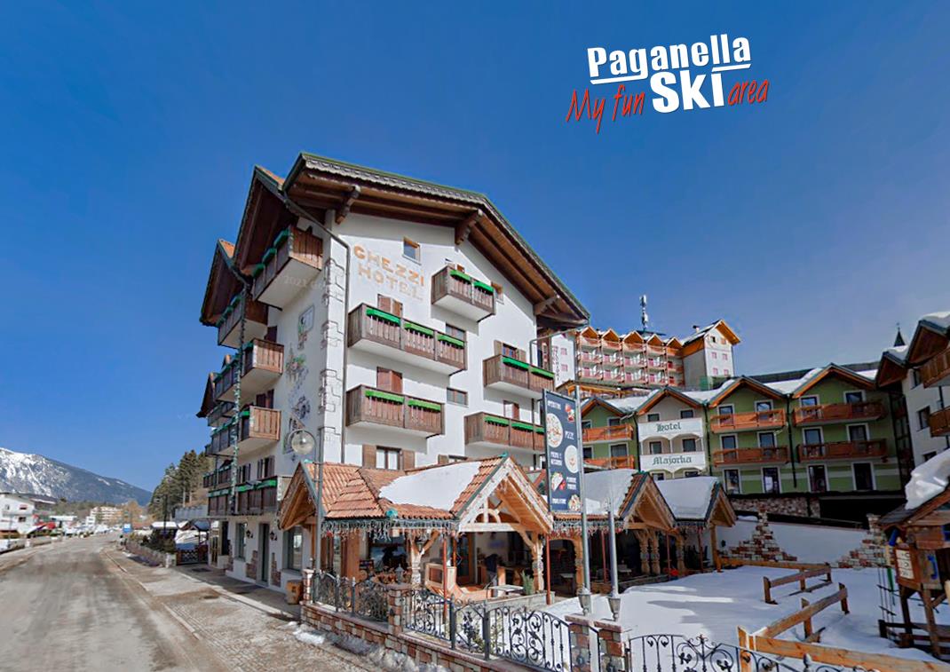 Hotel Ghezzi – 5denní lyžařský balíček se skipasem a dopravou v ceně***