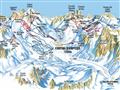 Mapa střediska Cortina d'Ampezo