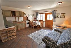 10. Různé apartmány v Campitello di Fassa