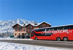 7. 6denní zájezd (denní přejezd) s dopravou, polopenzí a skipasem ceně – hotel Locanda Locatori