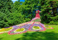 ostrov Mainau - květinové sochy
